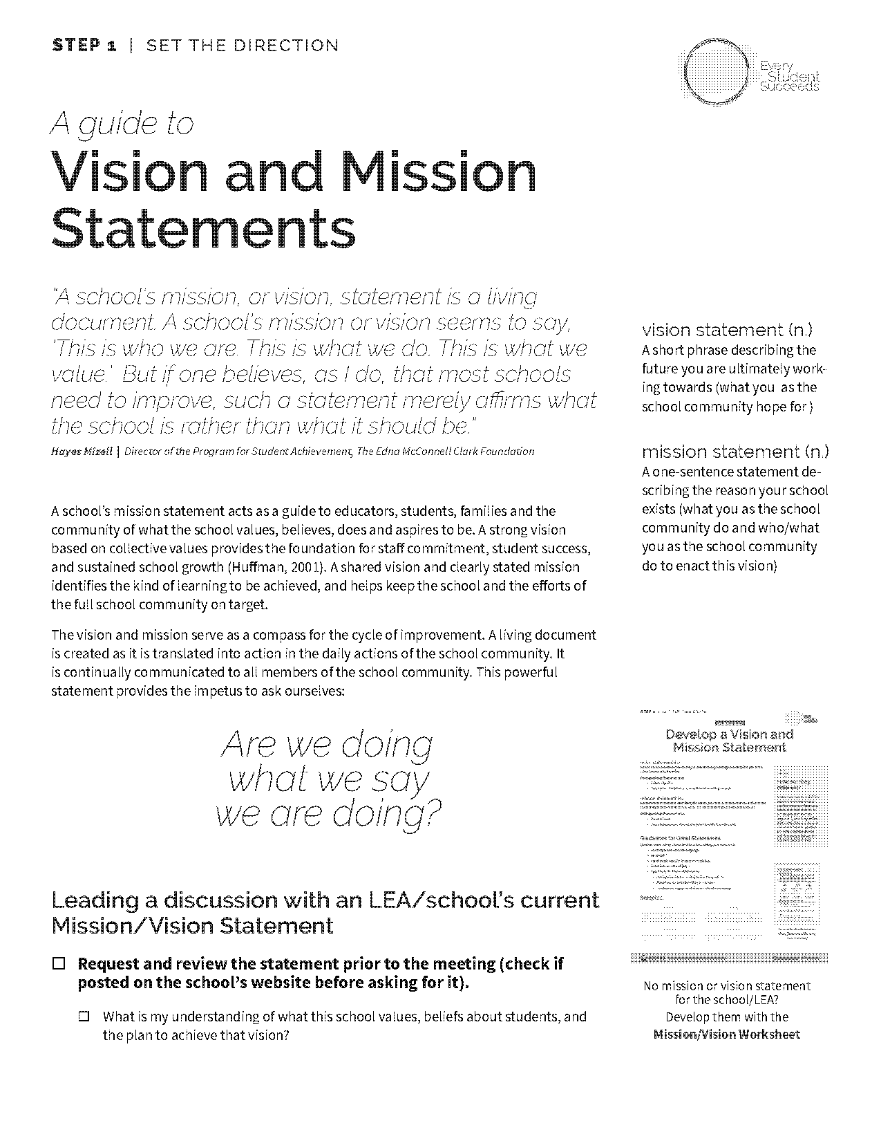 what should be included in a vision statement