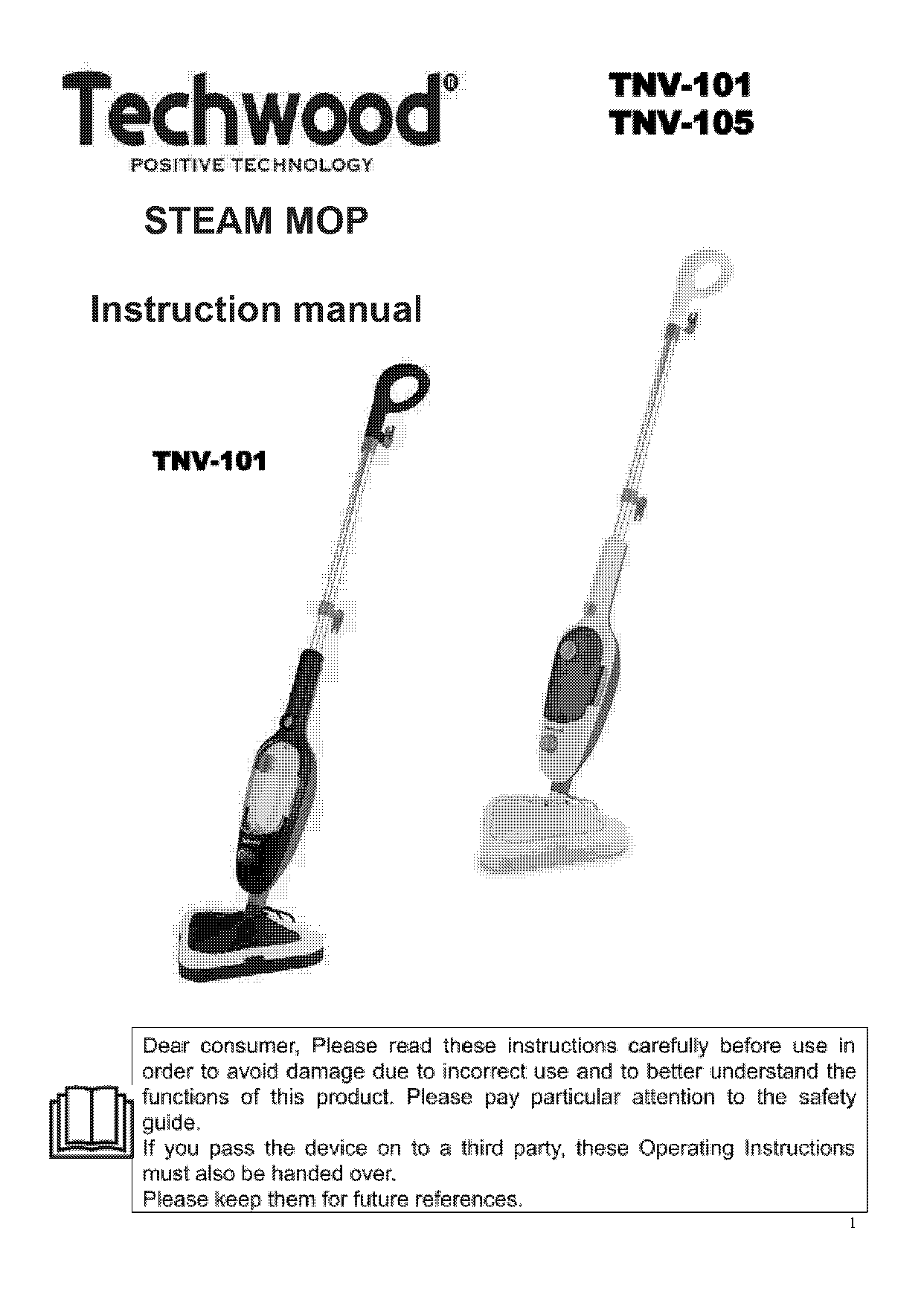 bionaire steam cleaner instructions