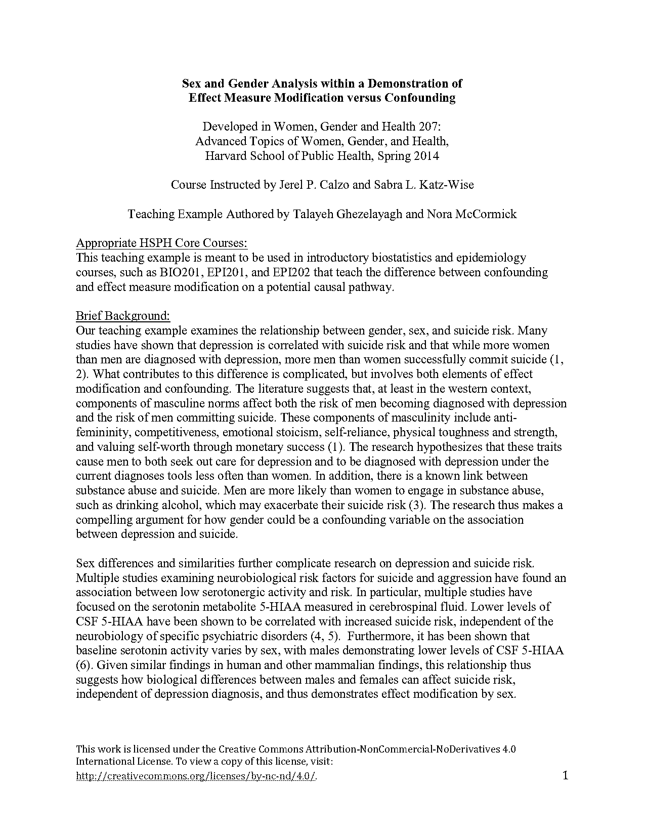 confounding vs effect measure modification