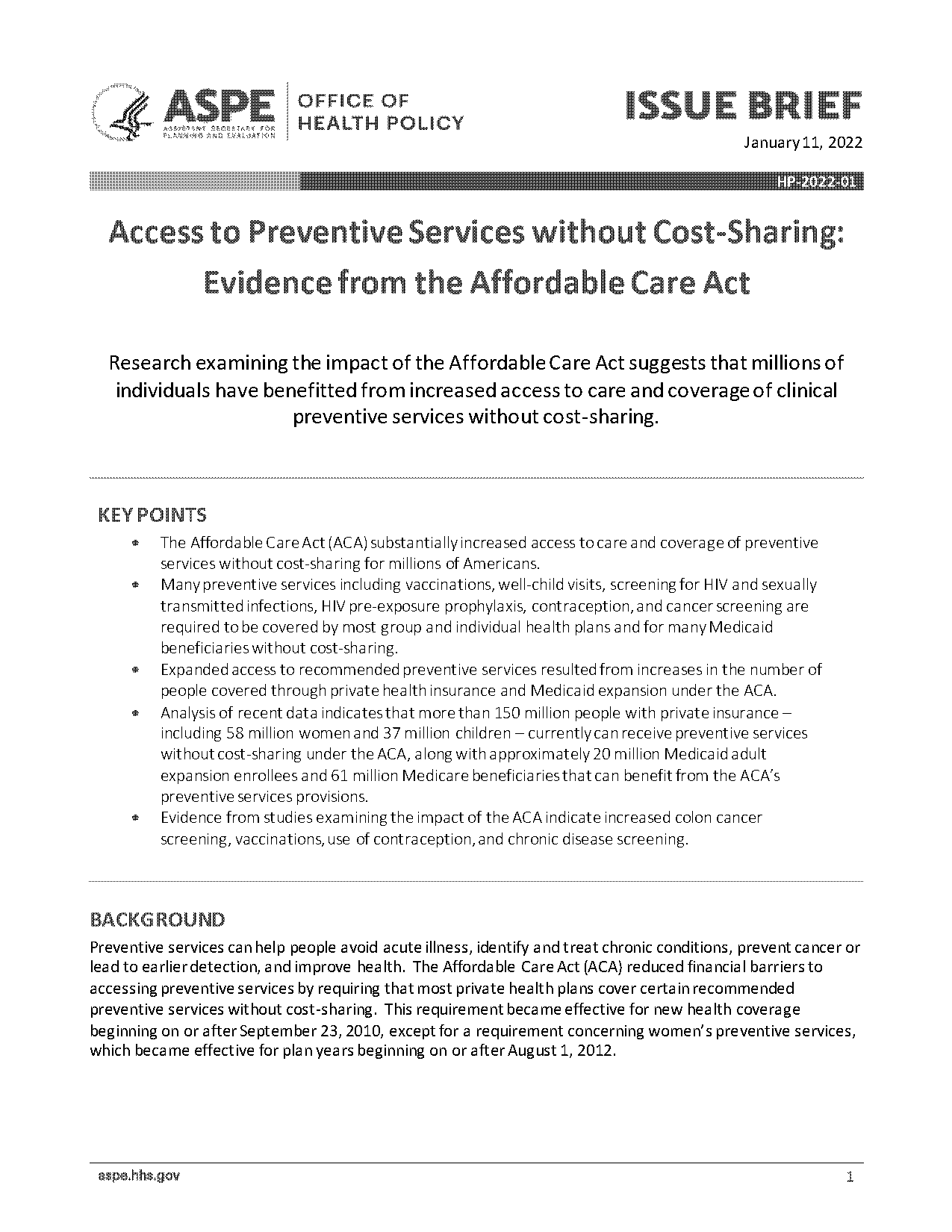 key proposals to strengthen the affordable care act article critique