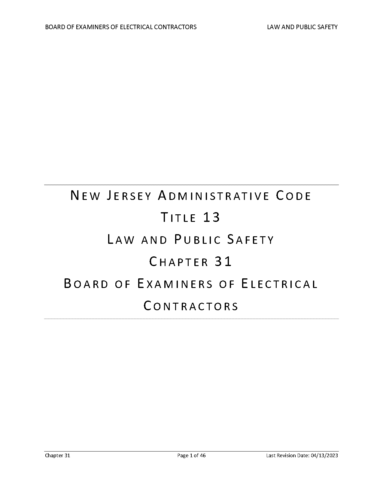 new jersey electrical license requirements