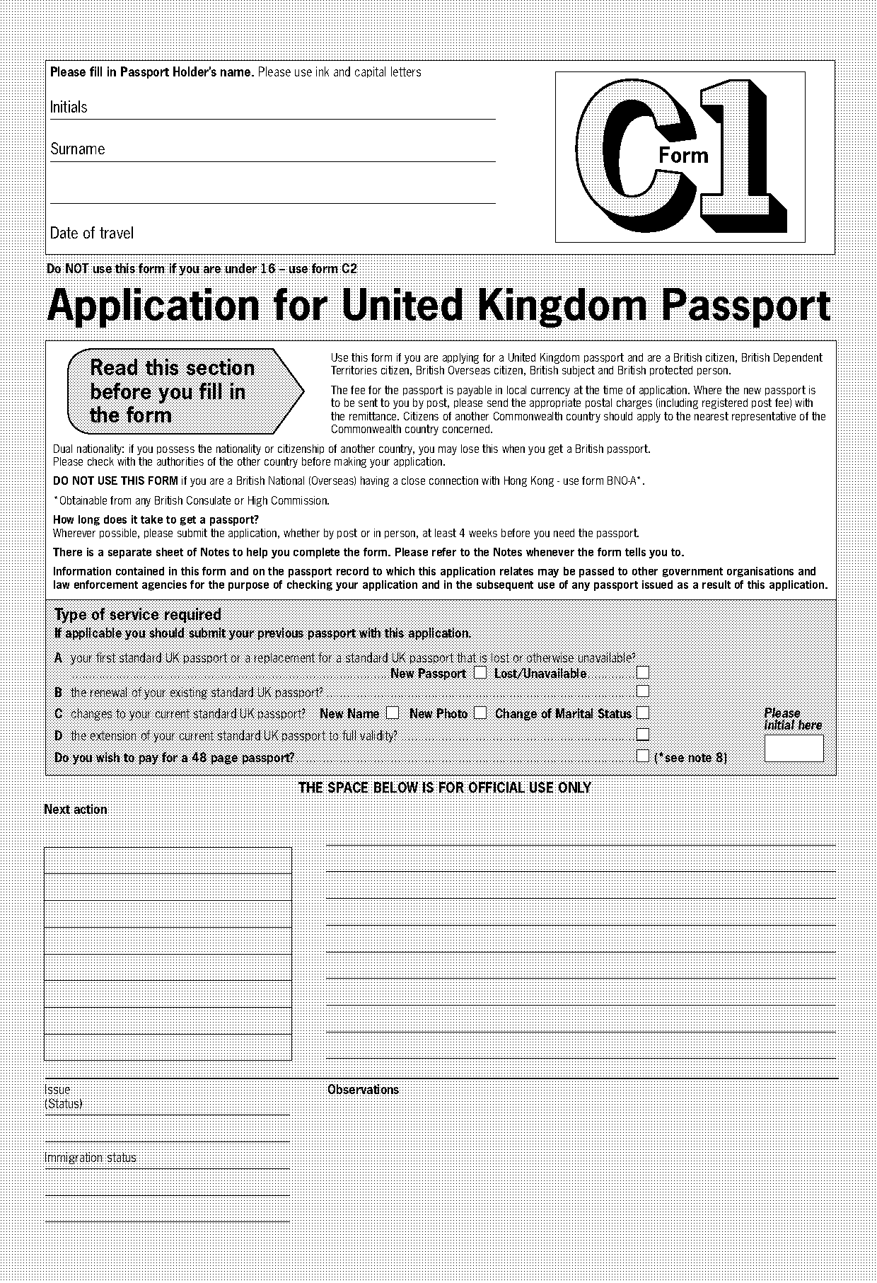 british passport application form download pdf