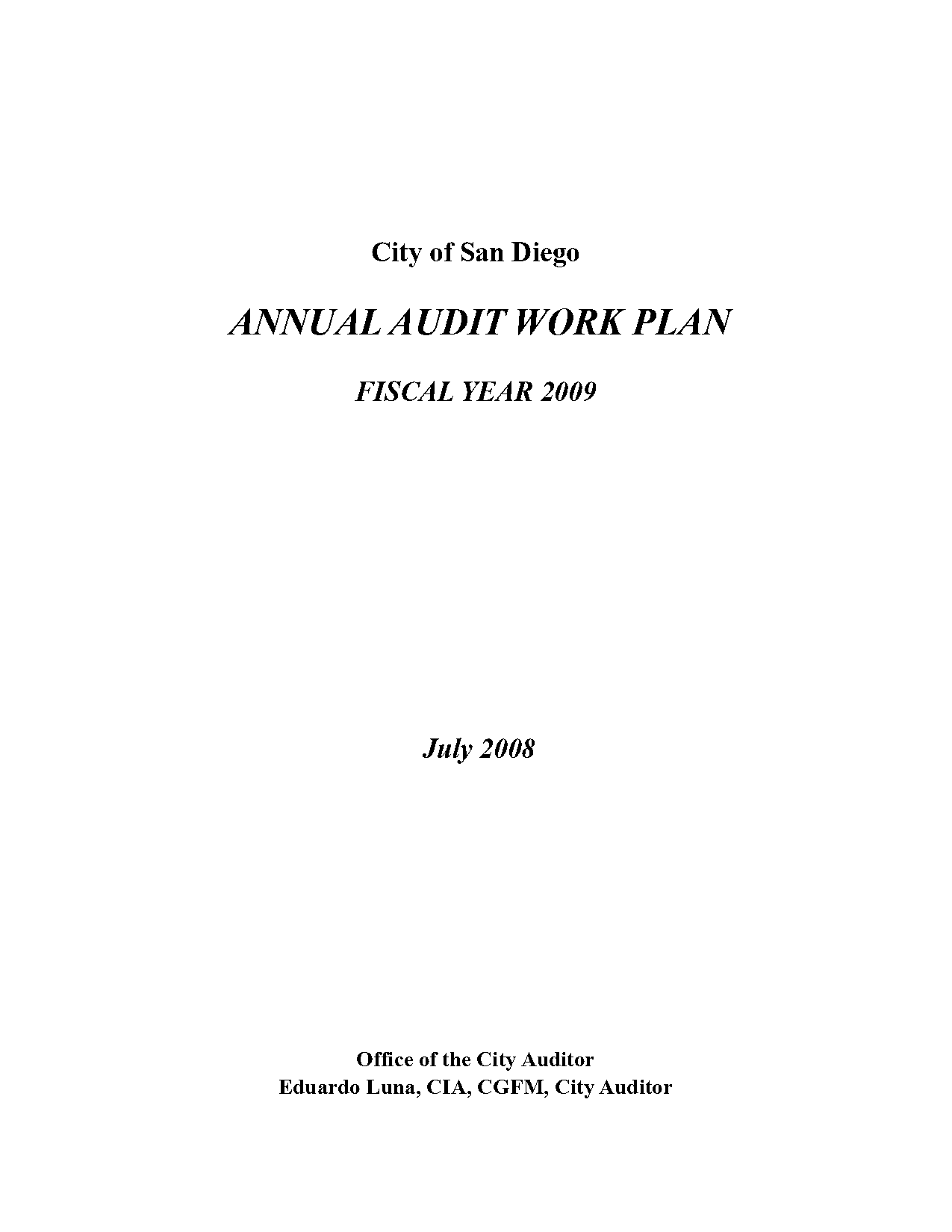 annual it audit plan template