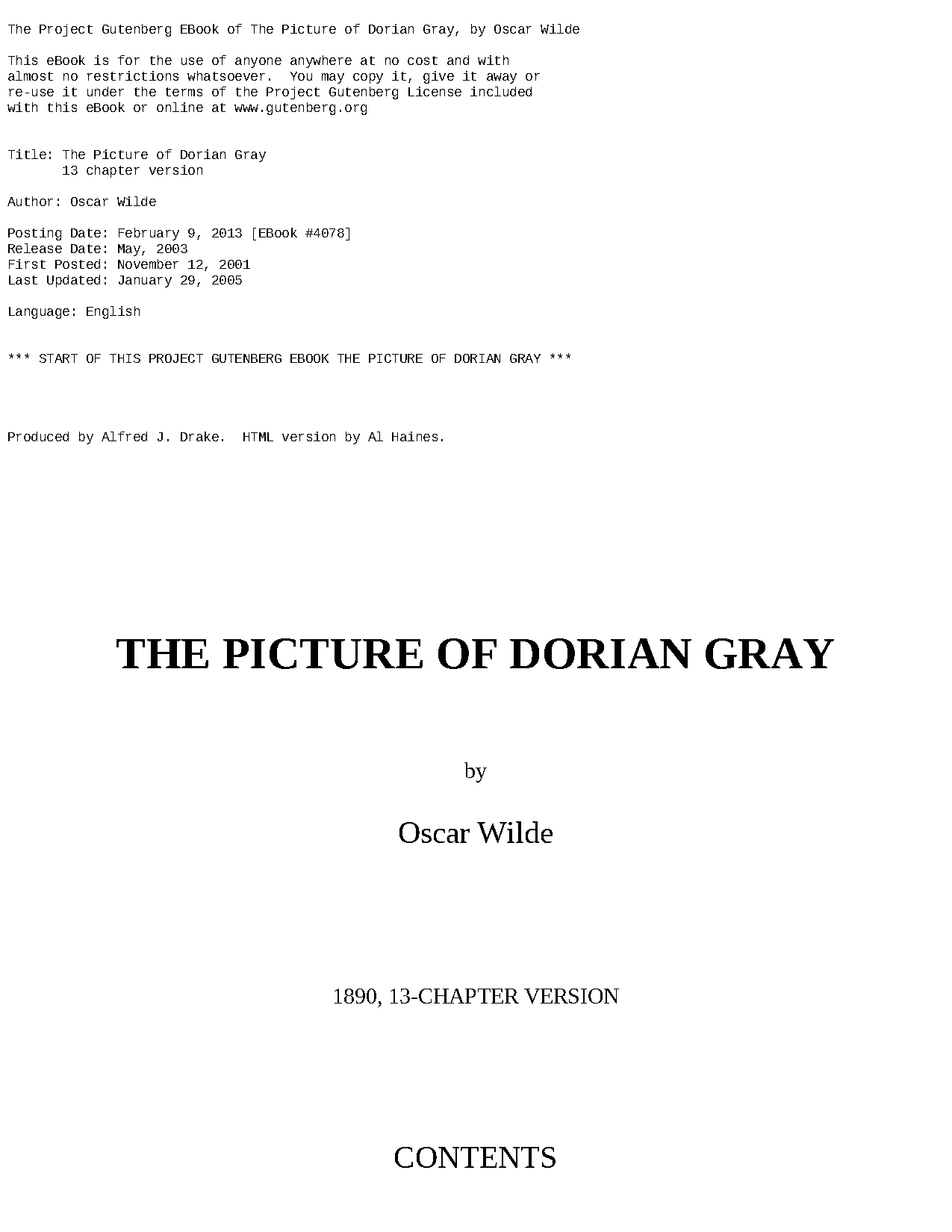 dorian gray online pdf