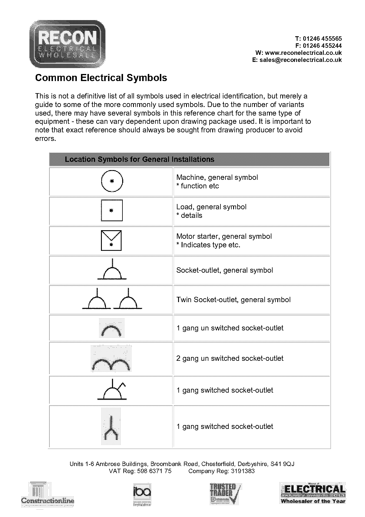 electrical symbol terminal block