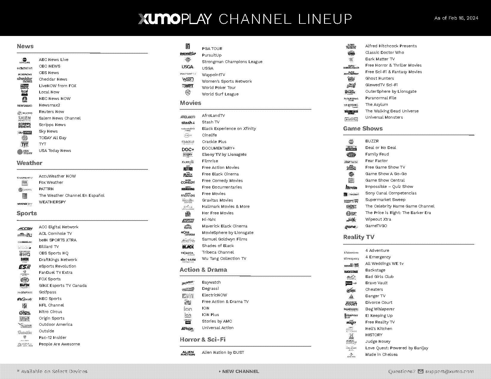 acl soccer tv schedule