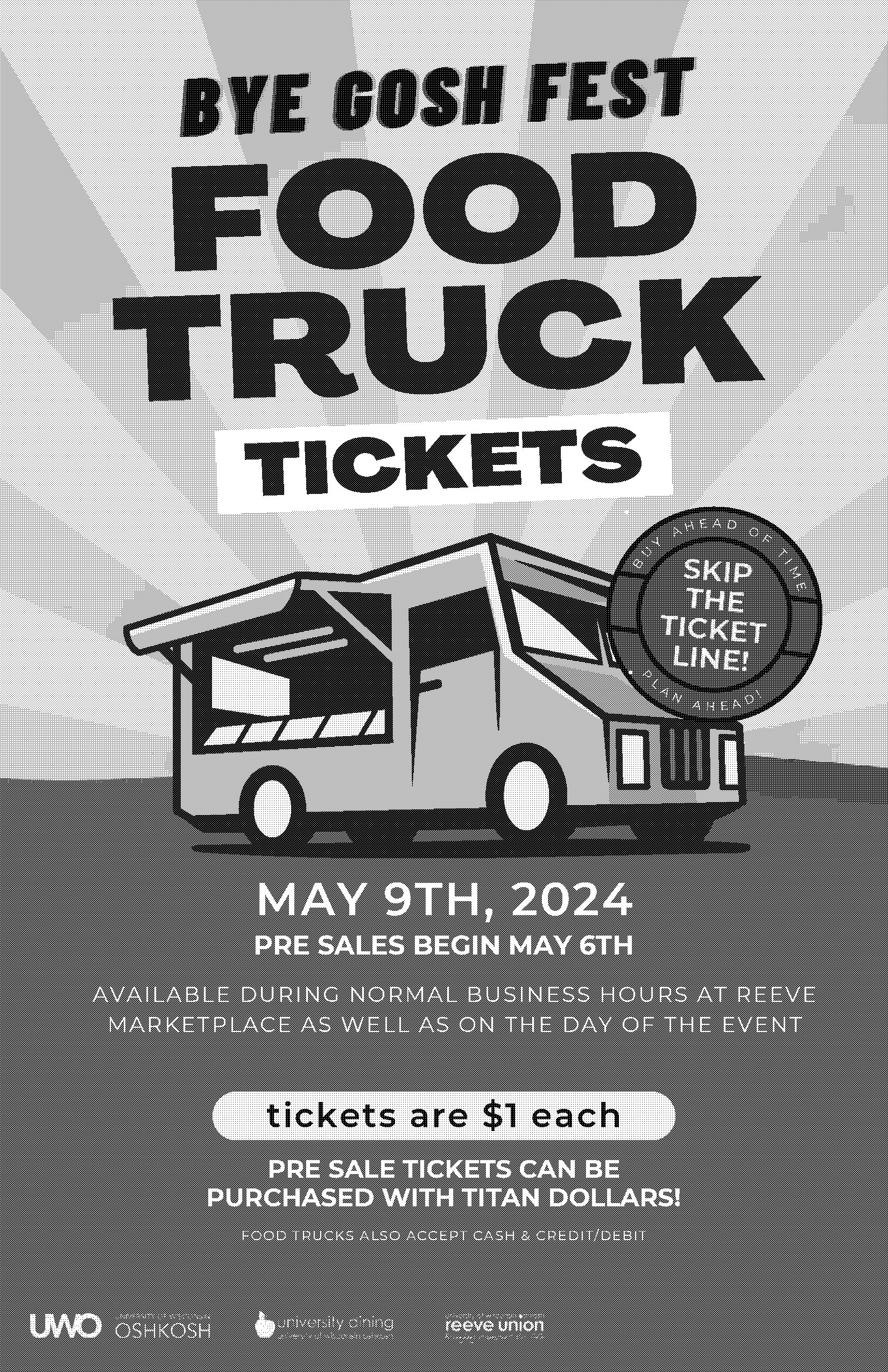 how do you get tickets for the food truck