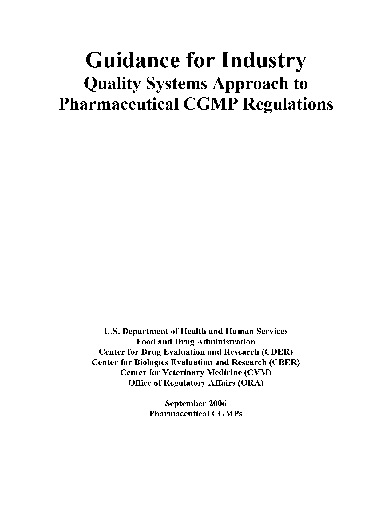 quality management system in pharmaceutical industry pdf