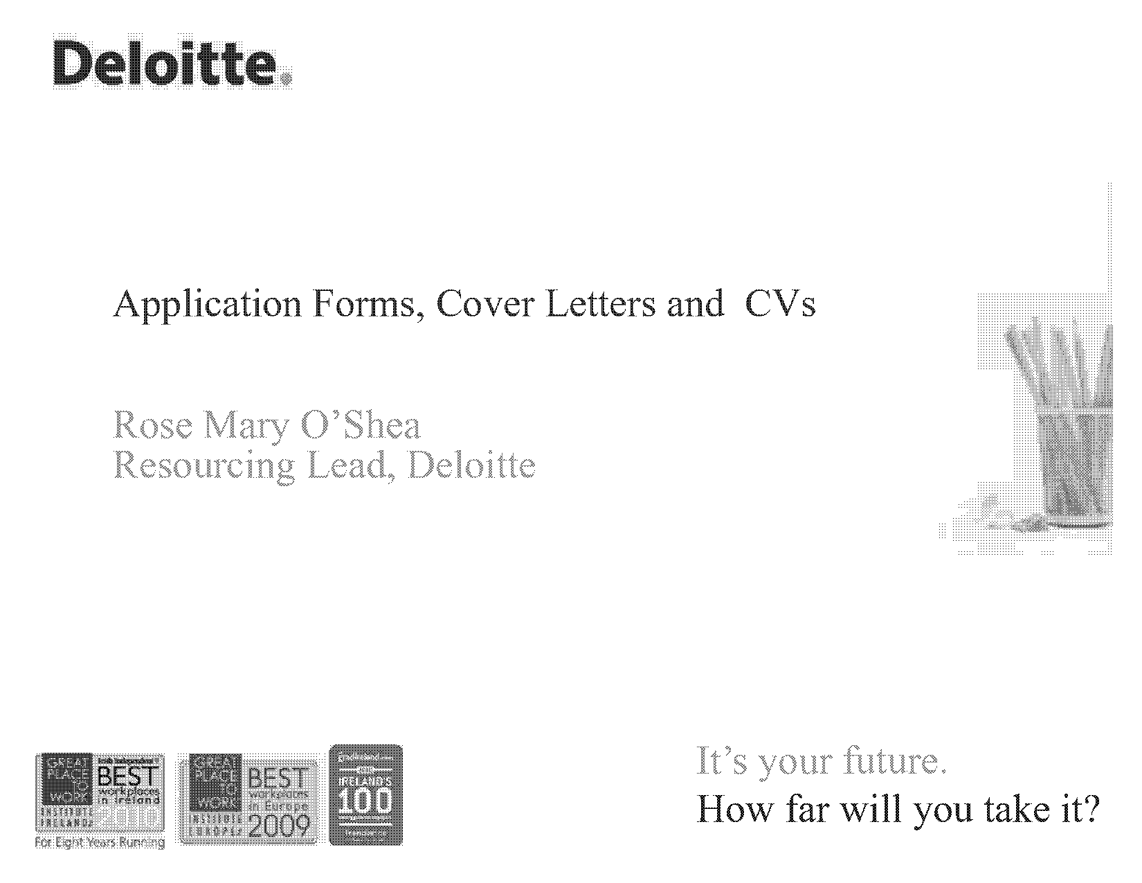 cover letter sample deloitte