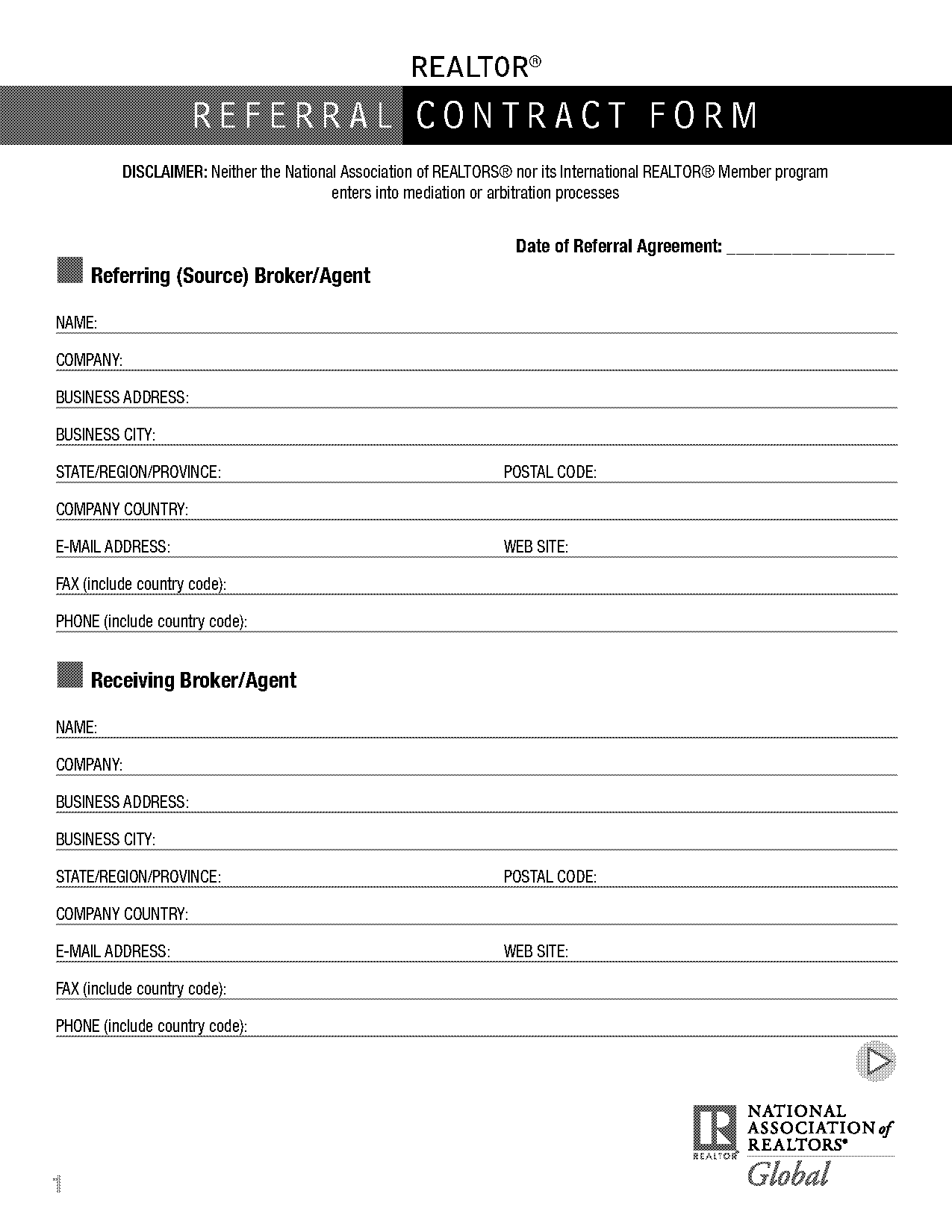 nj realtors standard form lease