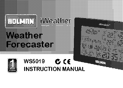 auriol weather station instruction manual