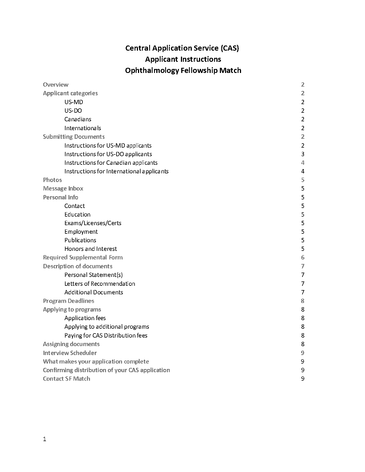 cornea fellowship letters of recommendation