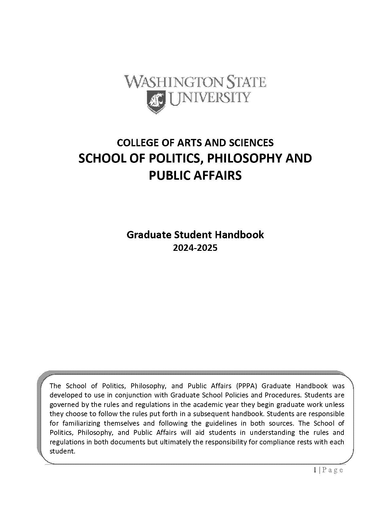 wsu sociology graduate student handbook