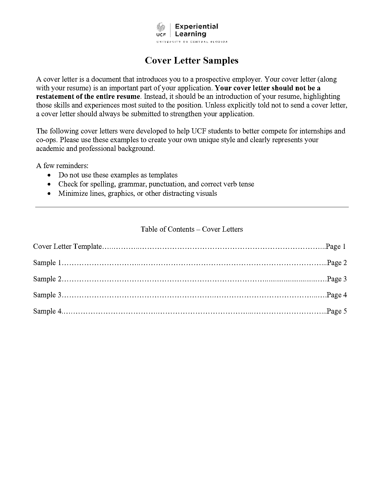 example of resume for job application