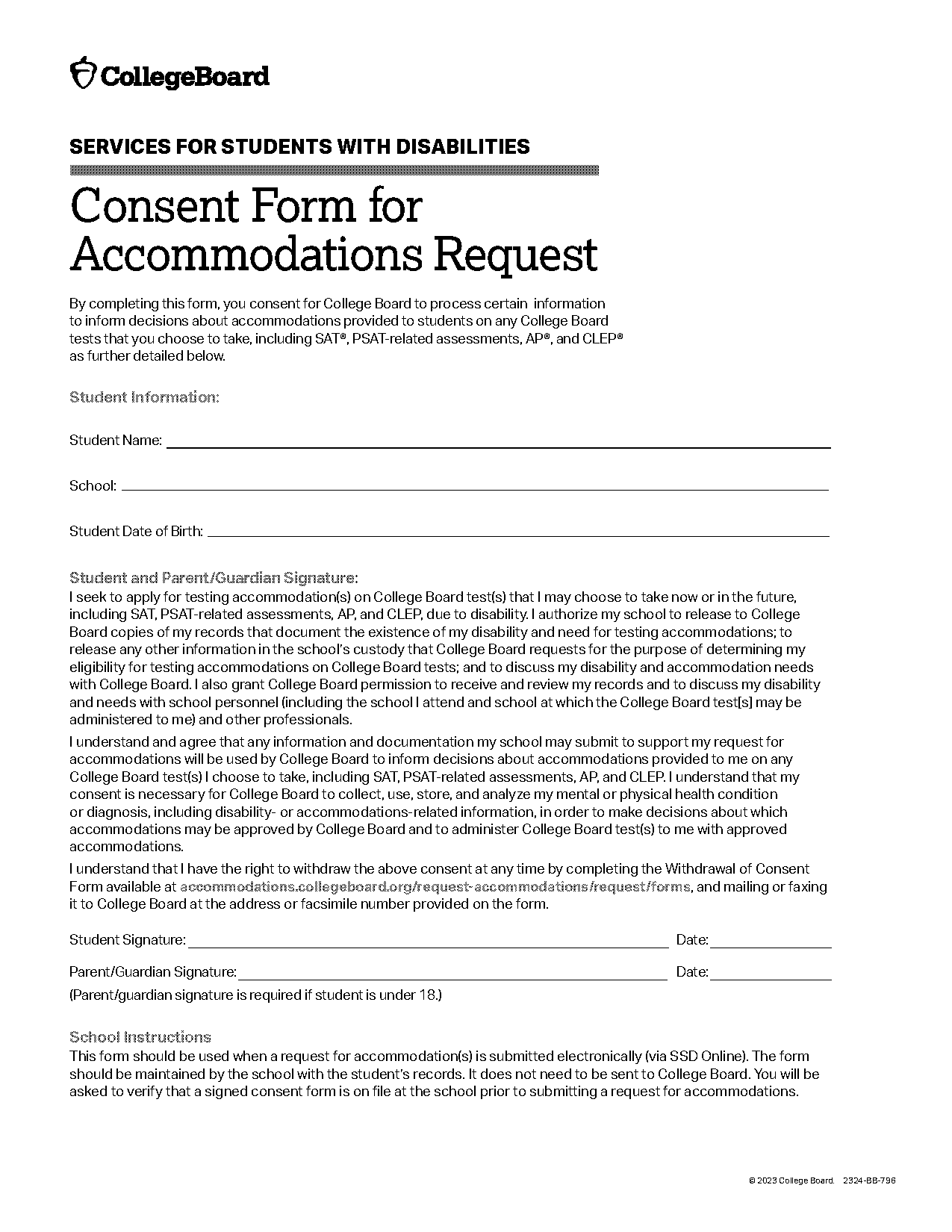 printable parent consent form