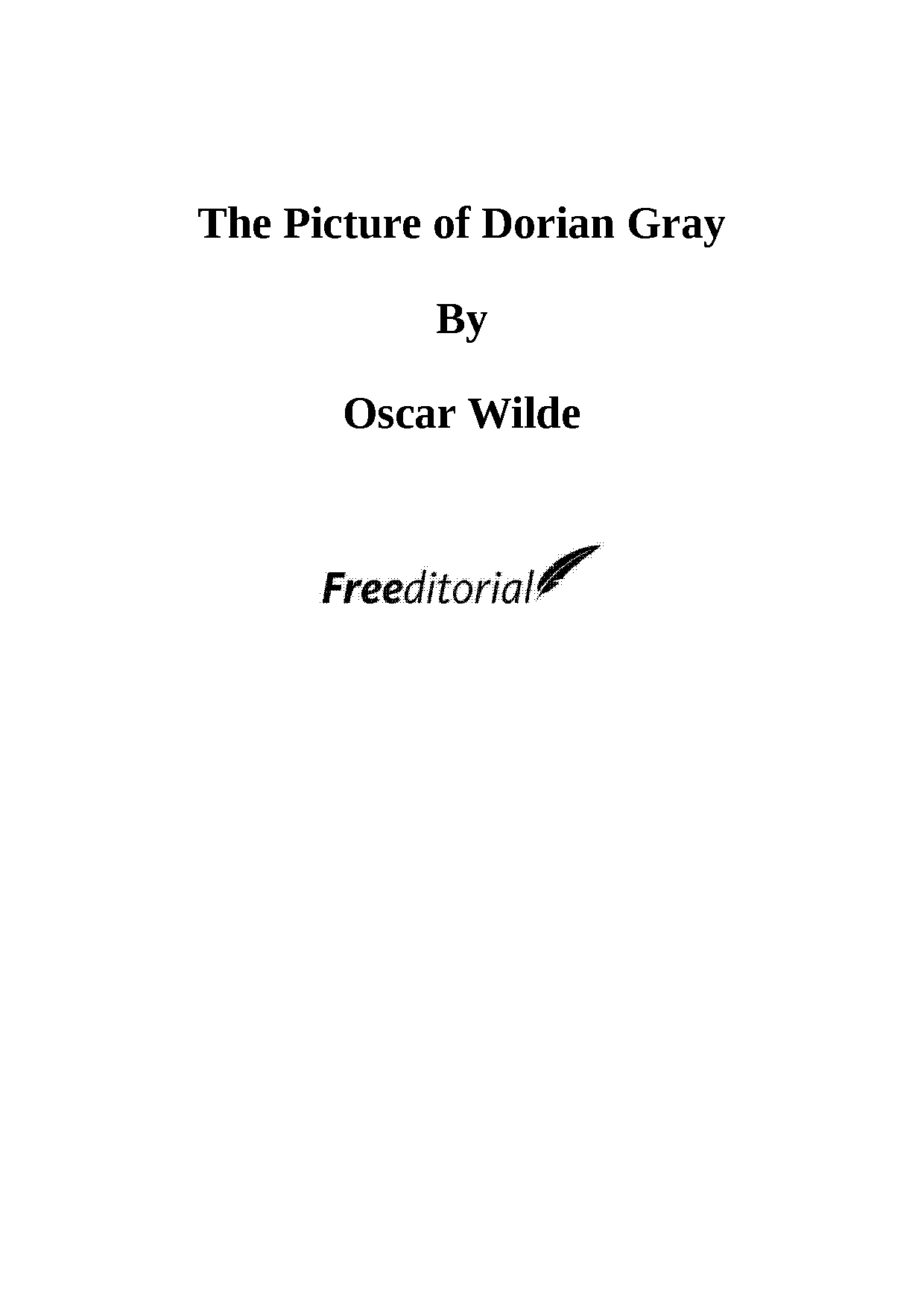 dorian gray online pdf