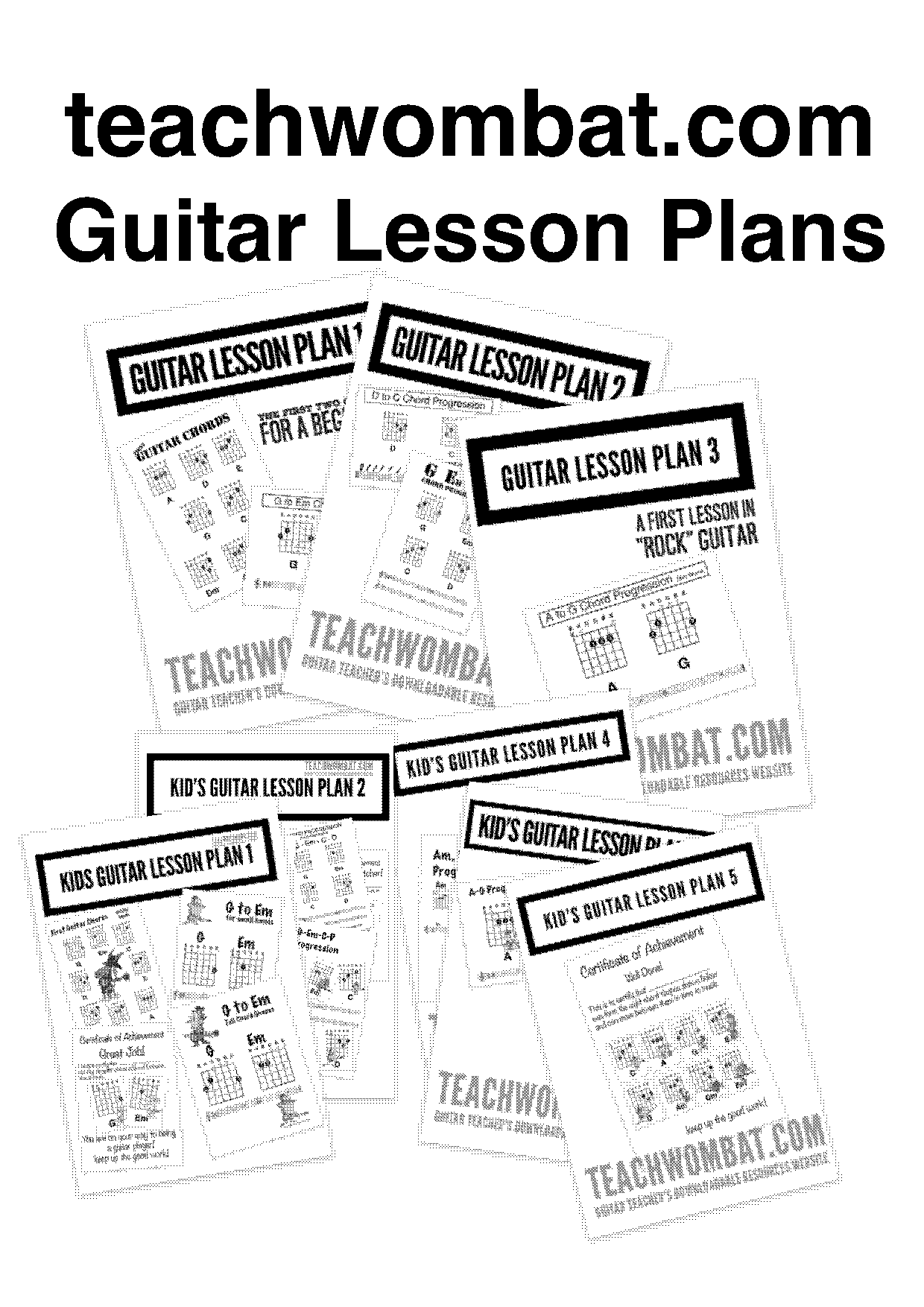 sample guitar lesson plans