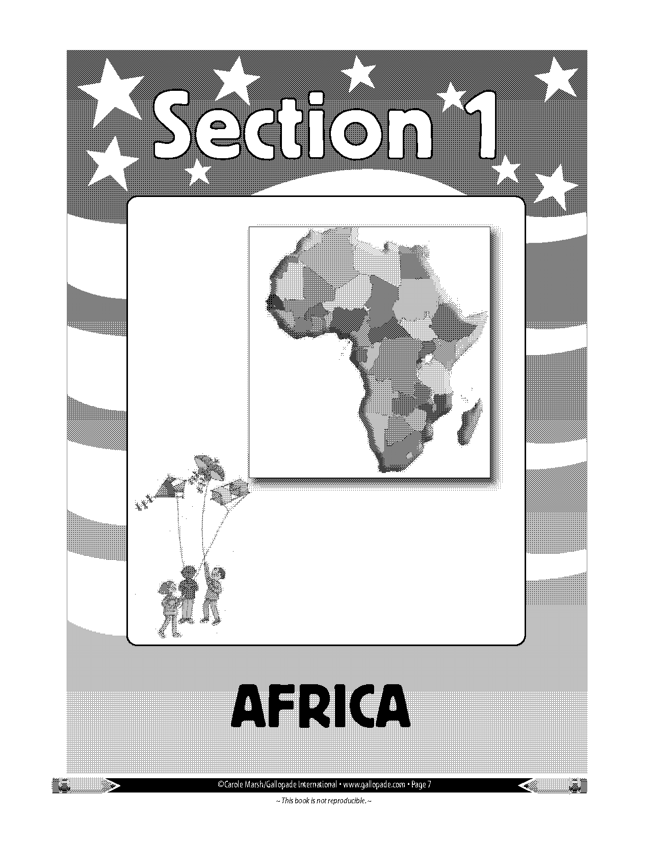 blank map of africa below the sahara