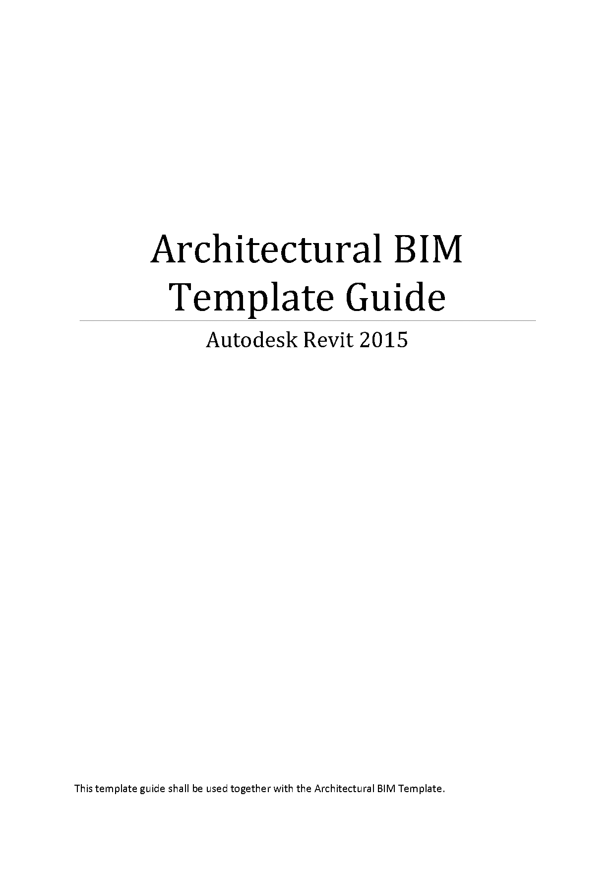 what is project template in revit