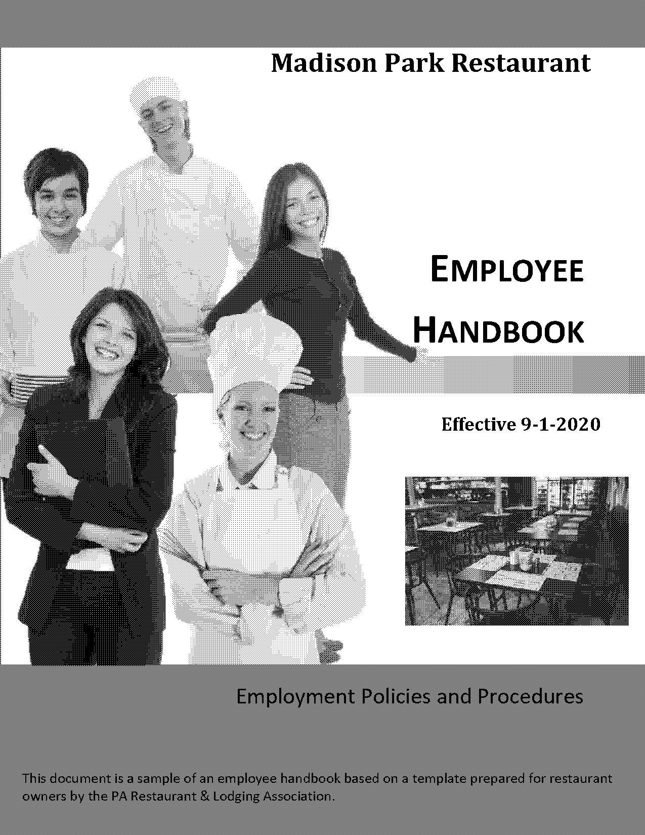 employee handbook template best