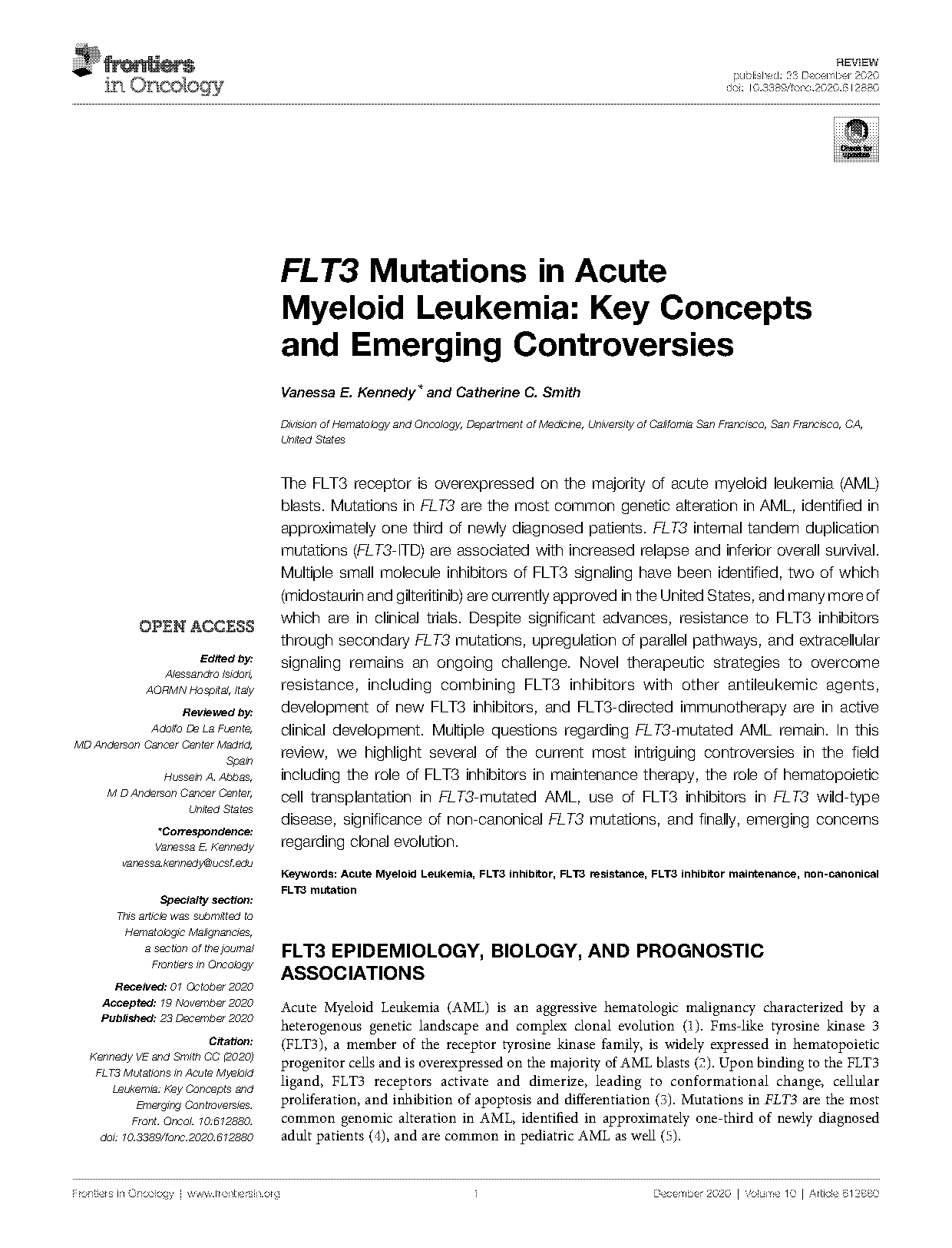 acute myeloid leukemia articles