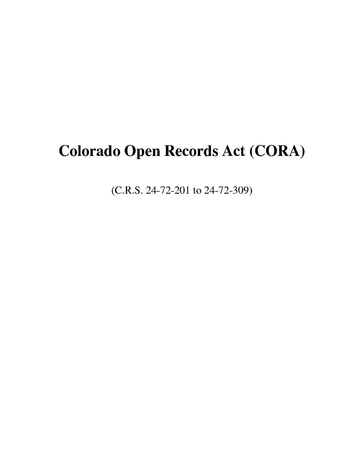 lakewood co open records request