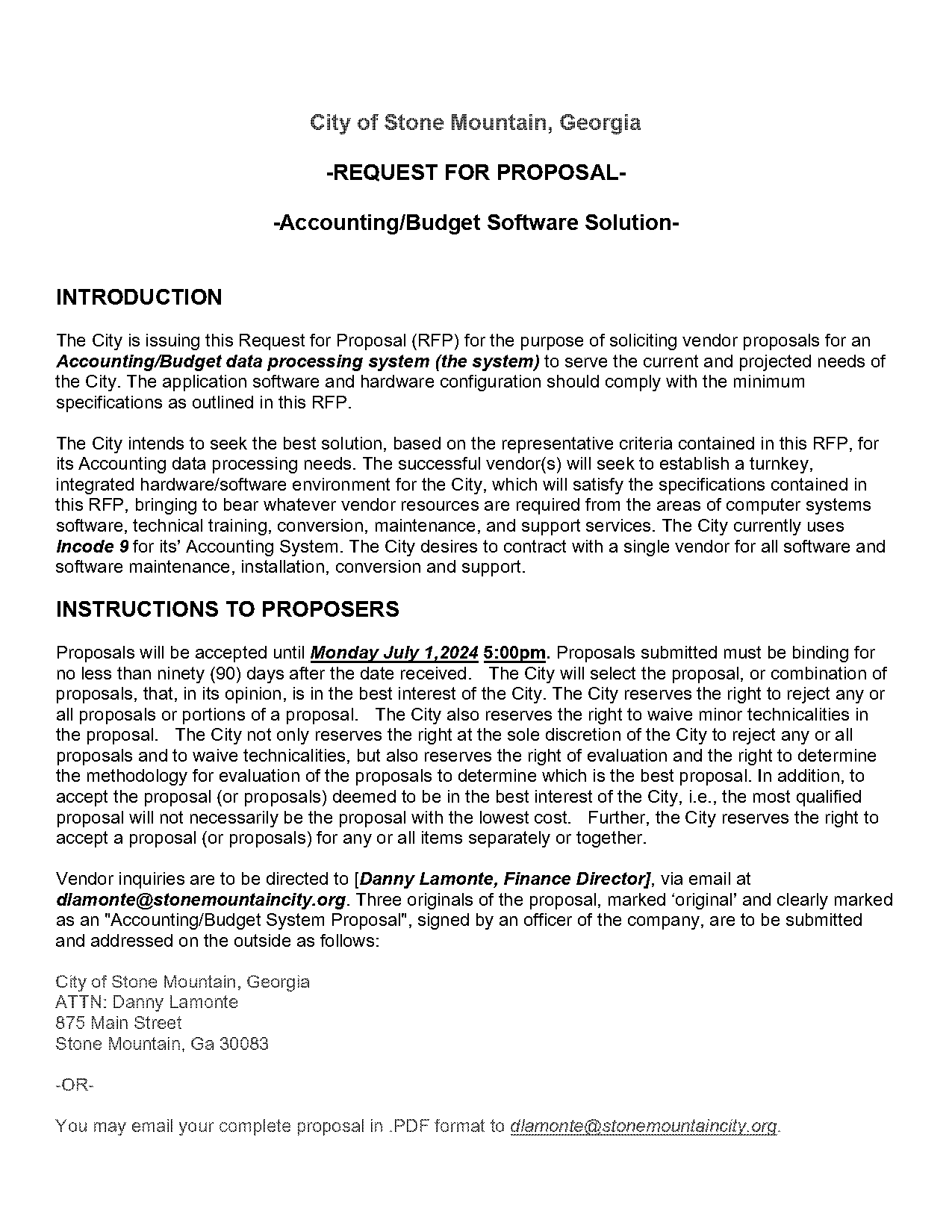 software proposal sample pdf