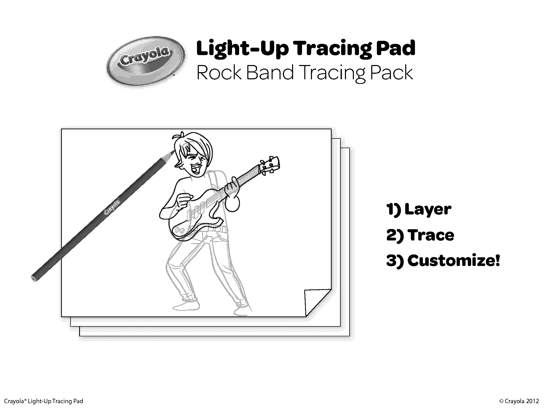 blank rock coloring pages