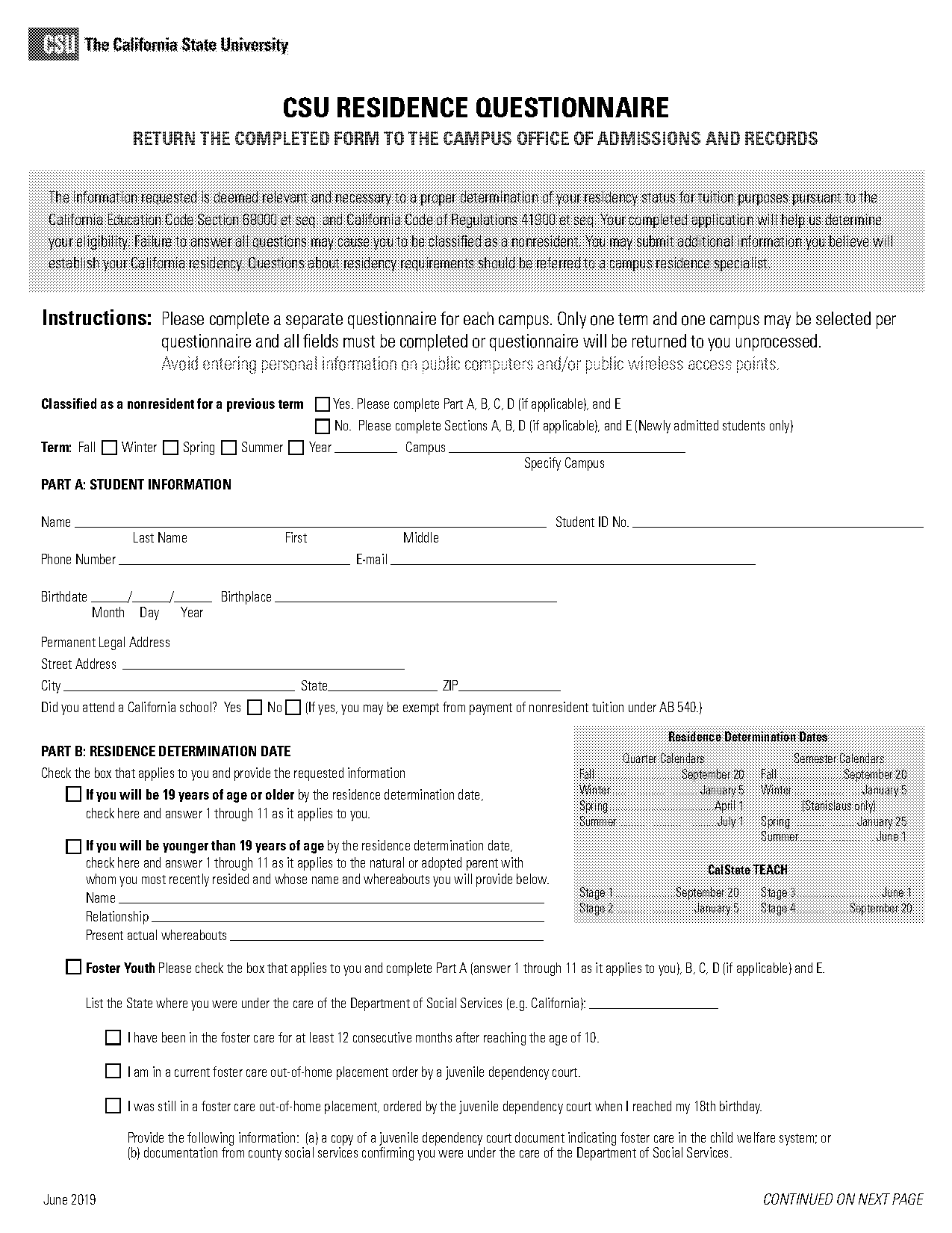 cal state dominguez hills tax forms