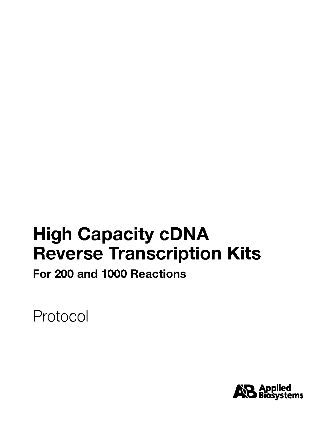 multiscribe reverse transcription protocol