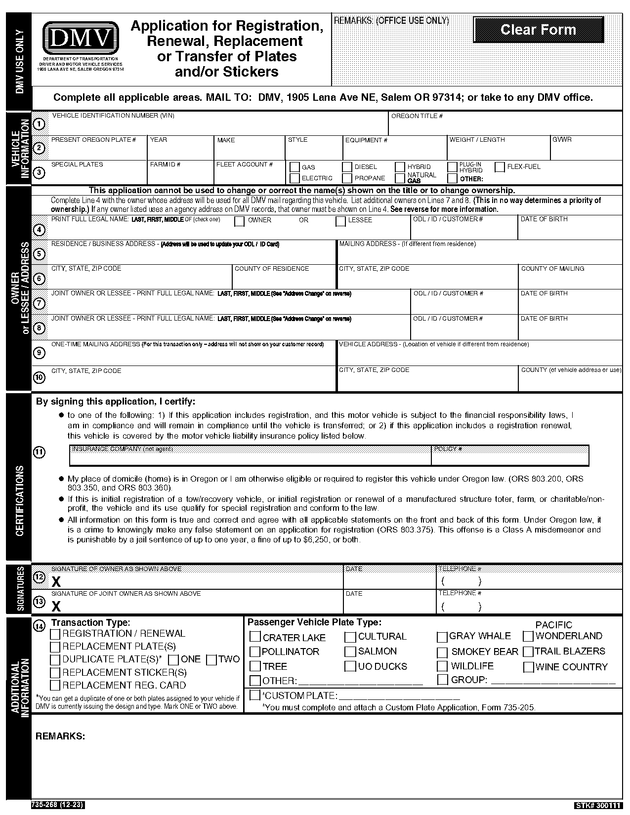 how to get plates renewed